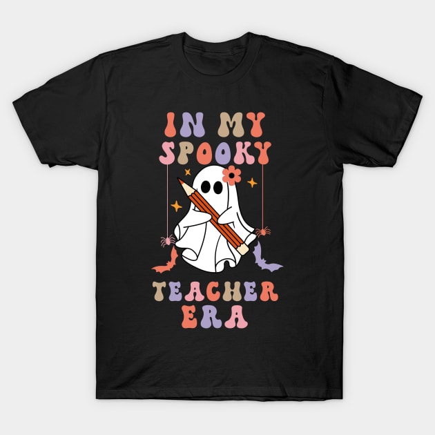 Cool Teacher Halloween Quote In My Spooky Teacher Era Season T-Shirt by kevenwal